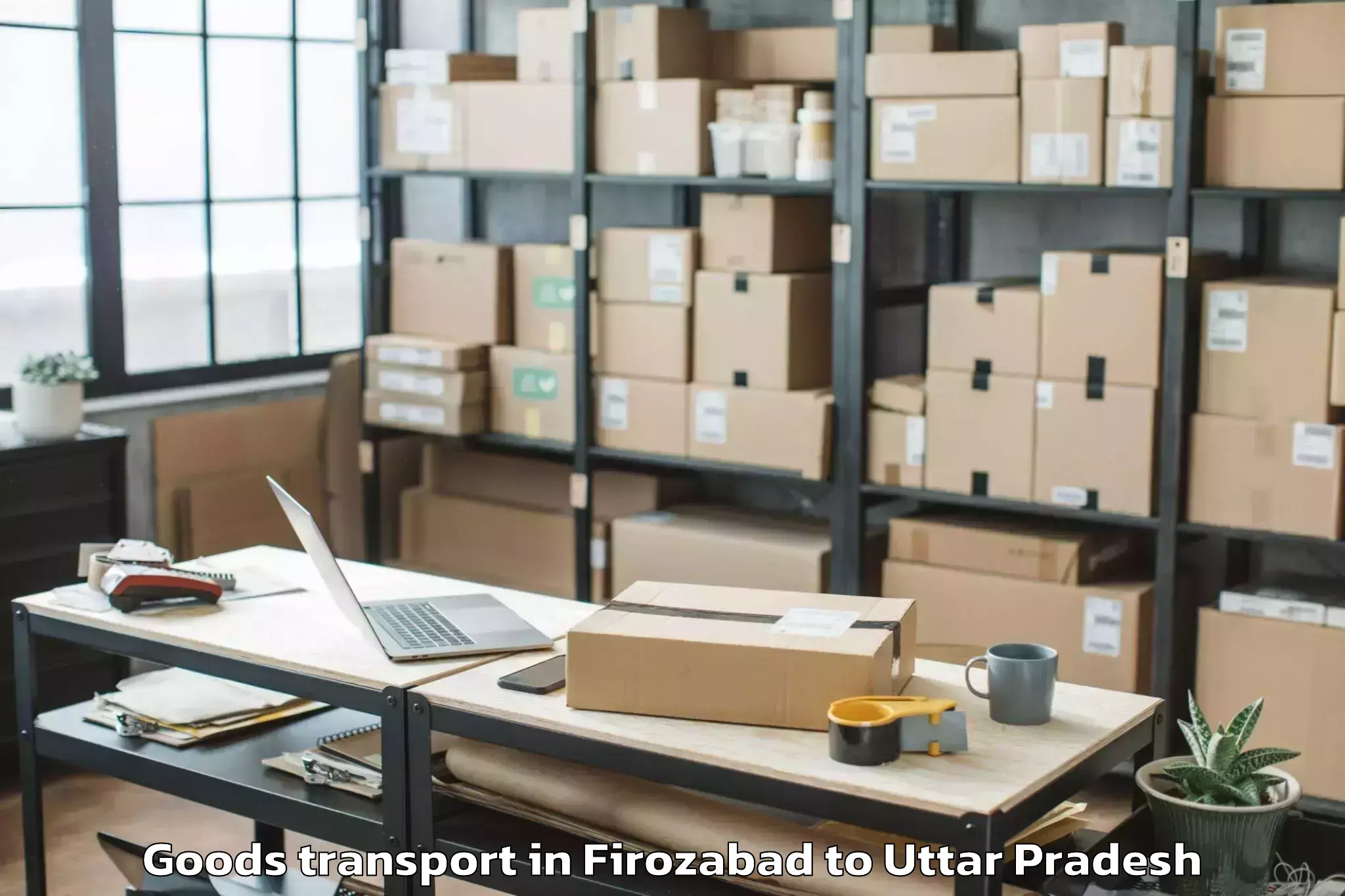 Book Your Firozabad to Integral University Lucknow Goods Transport Today